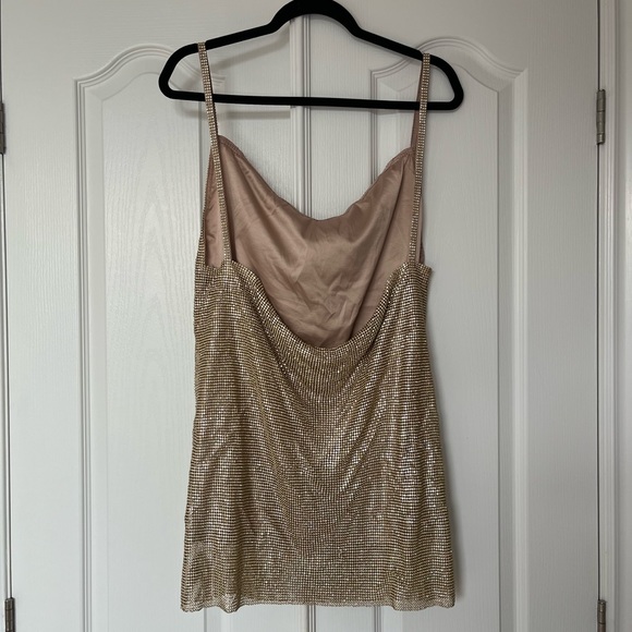 SNDYS Gold Glitter Dress - Picture 7 of 12